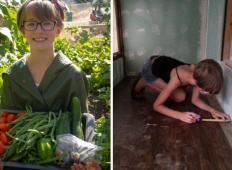 9-letnica goji hrano za brezdomce. Prav tako pa jim čisto sama gradi domove!