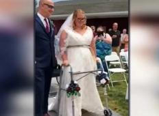 Zdravniki so ji rekli, da nikoli ne bo hodila. Toda potem je stopala do oltarja v poročni obleki!